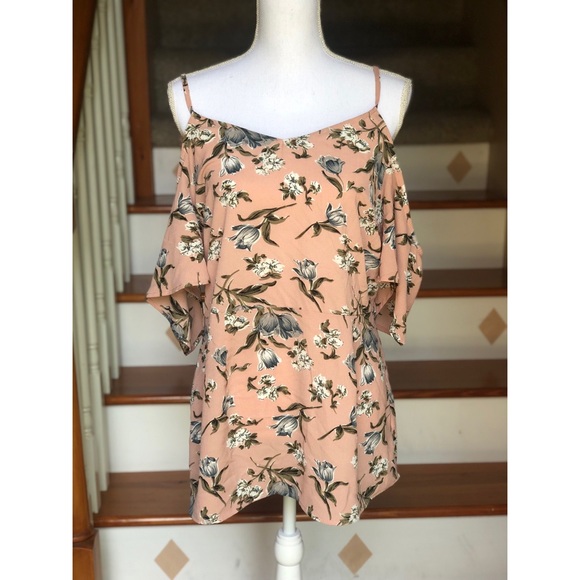 Lumiere Tops - Lumiere Cold Shoulder Top